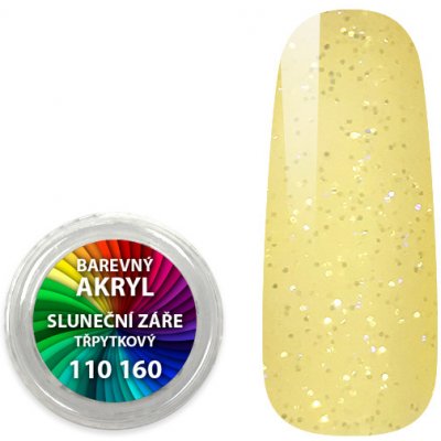 Expa nails akryl pudr třpytkový sluneční záře 4 ml – Zboží Dáma