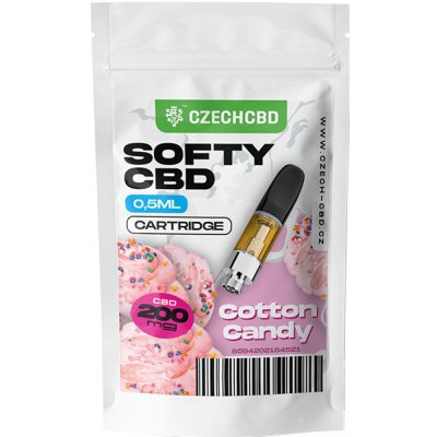 Czech CBD Softy CBD cartridge - Cotton Candy 0,5ml – Zbozi.Blesk.cz