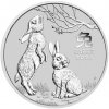 Stříbrná mince Rok Králíka Lunar III 1 Kg