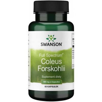 Swanson Coleus Forskohlii ForskolinAfrická Kopřiva 400 mg 60 kapslí – Zbozi.Blesk.cz