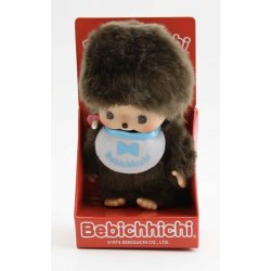 Monchhichi Kluk bílý bryndák 15 cm