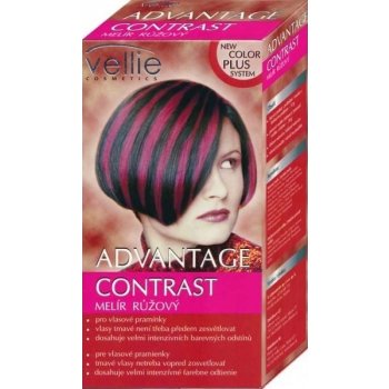 Vellie Advantage Contrast barevný melír na vlasy růžový