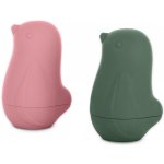 PETITE&MARS Hračky silikonové do koupele Love birds Rose Green 6m+ – Zboží Dáma