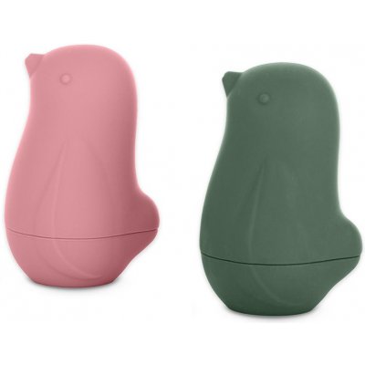 PETITE&MARS Hračky silikonové do koupele Love birds Rose Green 6m+ – Zboží Dáma