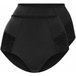 esmara Dámské kalhotky s krajkou, 2 kusy černá – Hledejceny.cz