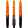 Násadky na šipky XQMax Darts Gradient with Logo - medium - black orange