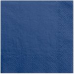 PartyDeco ubrousky papírové 3V TMAVĚ MODRÉ 33x33cm – Zboží Dáma