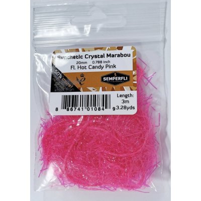 Semperfli Syntetické Marabou Synthetic Crystal Marabou Fl Hot Candy Pink – Hledejceny.cz