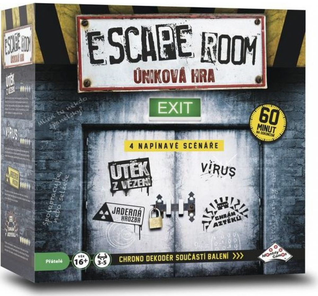 Escape Room Úniková hra 4 scénáře