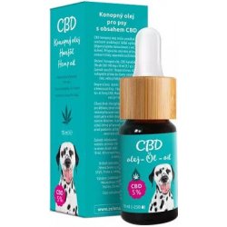 CBD olej pro zvířata 5% 10 ml malý pes