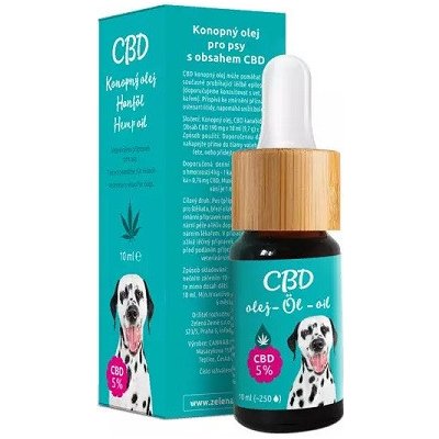 CBD olej pro zvířata 5% 10 ml malý pes – Zboží Mobilmania