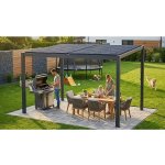 Lanit Plast hliníková bioklimatická pergola Standard 3 x 3 m LG2299 – Sleviste.cz