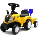 Baby Mix traktor s vlečkou a nářadím New Holland žluté – Zboží Dáma