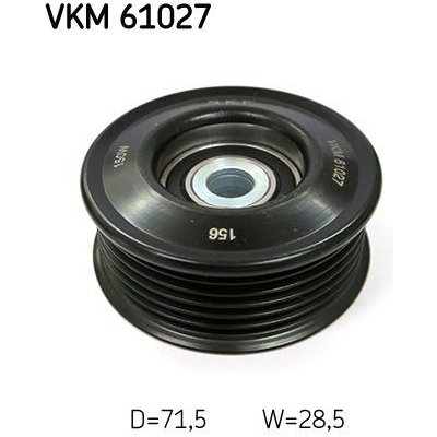 Vratná/vodicí kladka, klínový žebrový řemen SKF VKM 61027 | Zboží Auto