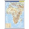 Afrika – školní nástěnná fyzická mapa
