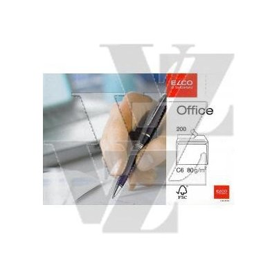 Obálka C6 Office v krabičce s krycí páskou 120g 200ks, Elco – Zboží Živě