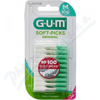 GUM Soft-Picks mezizubní kartáčky M 100ks G632HV100