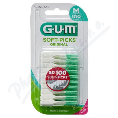 GUM Soft-Picks mezizubní kartáčky M 100ks G632HV100