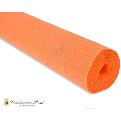 Italský krepový papír Cartotecnica Rossi 140g (50 x 250cm) - oranžová 781 – Zbozi.Blesk.cz
