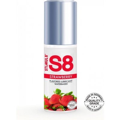 S8 WB Flavored Strawberry Lube 125 ml – Zboží Mobilmania