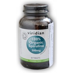 Viridian Spirulina 500mg 60 tablet Organic