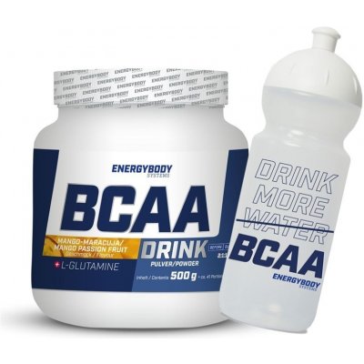 EnergyBody BCAA + L-Glutamine Drink 500 g – Zbozi.Blesk.cz