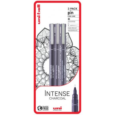 Uni Pin Sada linerů - Intense Charcoal 3 ks - OFFICE LINE – Hledejceny.cz