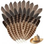 HDHGXUJRD 40 ks krůtího peří 14,5-21,8 cm – Zboží Dáma HDHGXUJRD 40 ks krůtího peří 14,5-21,8 cm – Zboží Dáma