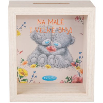 Me to You Na malé i velké sny rámová pokladnička 14 x 16 x 5,5 cm – Zboží Mobilmania