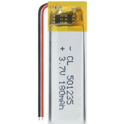 Li-Pol baterie 180mAh, 3.7V, 501235 | Zboží Auto