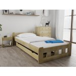 Textilomanie Naomi zvýšená borovice S laťkovým roštem Matrace Somnia 18 cm – Zboží Dáma