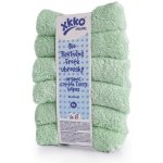 XKKO BIO bavlněné froté ubrousky Organic 21x21 Baby Blue 6ks – Zboží Dáma