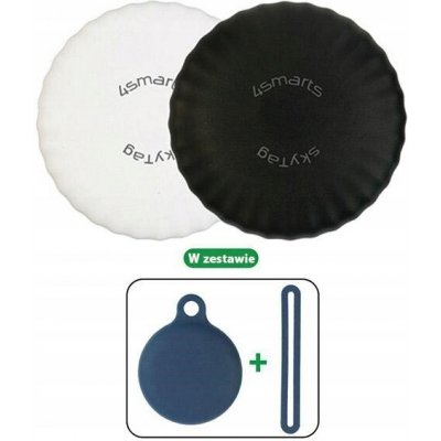 Bluetooth lokalizační čip 4smarts Location Finder SkyTag Slim Set of 2 black, white (540549) – Zboží Živě