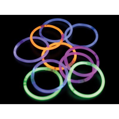 Amscan Svítící náramky barevné 20 cm, 10 ks – Zboží Dáma
