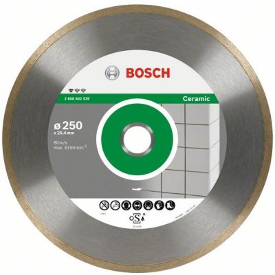 Bosch Diamantový dělicí kotouč Standard for Ceramic 350 x 30 25,40 x 2 x 7 mm 2608602541 – Zboží Mobilmania