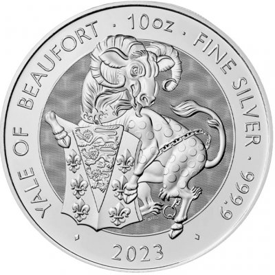 Royal Mint Stříbrná mince Yale of Beaufort Tudor Beasts 2023 10 oz – Zboží Mobilmania