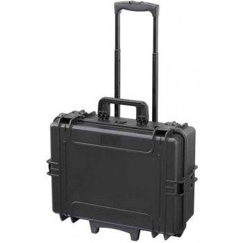 Magg MAX505STR MAX Plastový kufr, 555x445xH 258mm, IP 67, černý, kolečka, madlo