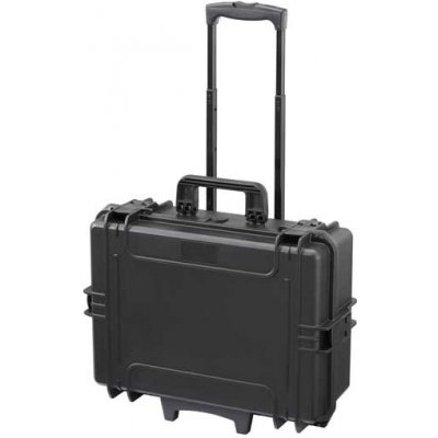 Magg MAX505STR MAX Plastový kufr, 555x445xH 258mm, IP 67, černý, kolečka, madlo – Zboží Mobilmania