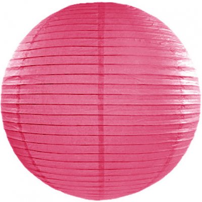 Lampion kulatý 25 cm malinový – Zboží Dáma