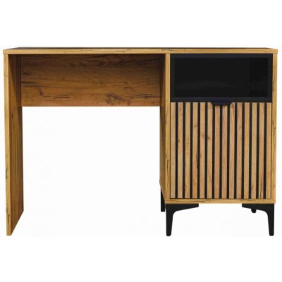 Arten Psací stůl Piano 1D zlatý dub/černá – Zboží Dáma