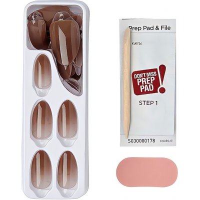 KISS Nalepovací nehty ImPRESS Bare but Better MA Cozy 30 ks – Zbozi.Blesk.cz