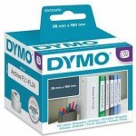 Dymo 190mm x 38mm, bílé, 110 etiket, S0722470 – Zboží Dáma