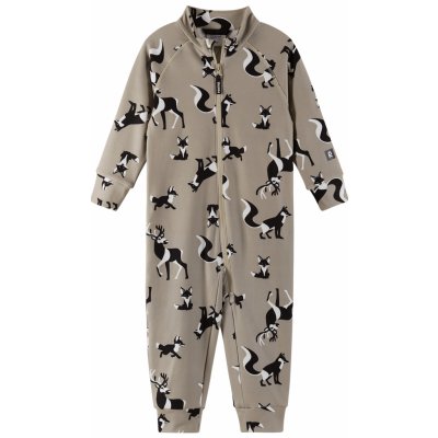 Měkký fleecový overal pro děti béžový Earthy Beige Tarhaan Reima – Zboží Dáma