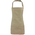 Premier Workwear Colours Gastro zástěra 2v1 PR159 Khaki Pantone 7536C 60x62cm – Hledejceny.cz