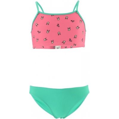 Aquos Biba Dívčí dvoudílné plavky zelená – Sleviste.cz