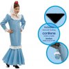 Dětský karnevalový kostým Madridská dívka modrá