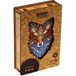 UNIDRAGON dřevěné puzzle Pohádková liška velikost S 16x24 cm – Zboží Dáma