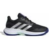 Dámské tenisové boty Adidas CourtJam Control W Clay - core black/silver metallic/pulse mint