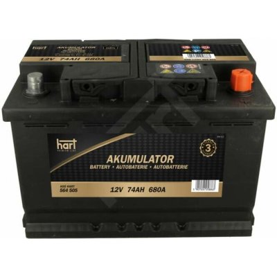 Hart 12V 74Ah 680A 564 505 – Hledejceny.cz