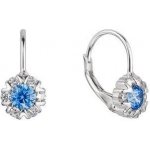 Pavona stříbrné náušnice dětské kulaté se zirkony 11474.3 rose – Zboží Dáma